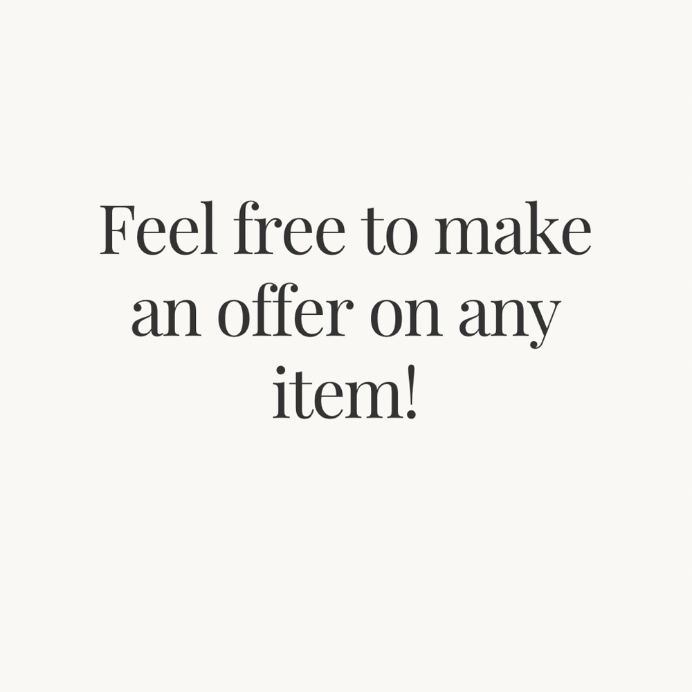 open to offers!
